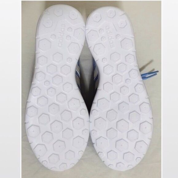 New Adidas Shoes Womens Size 6.5 Blue White Athletic Active Sneakers Logo NWT - Picture 14 of 16